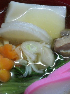 筑前煮でお手軽お雑煮-レシピのメイン写真