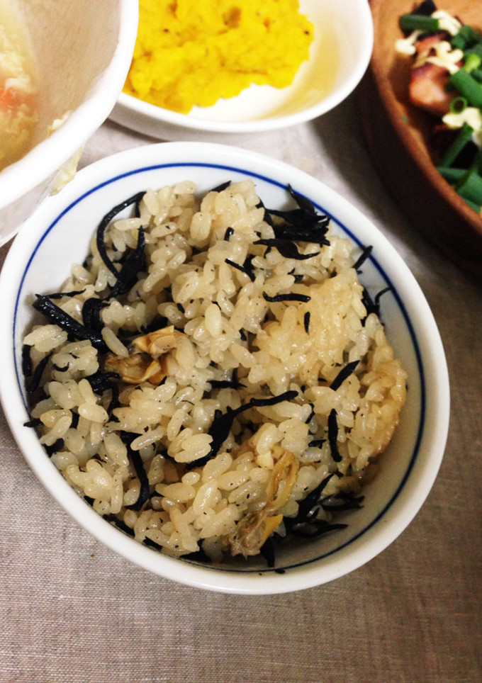 あさりとひじきの炊き込みご飯-レシピのメイン写真