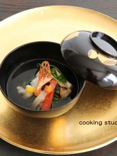 おせち☆海老と胡麻豆腐のお祝い仕立て雑煮-レシピのメイン写真