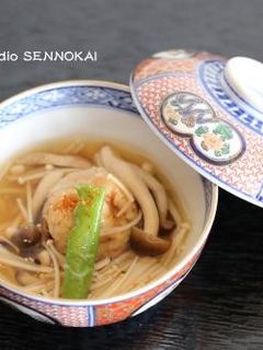簡単おいしい☆里芋饅頭のきのこあんかけ-レシピのメイン写真