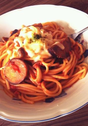 なすときのこのトマトソースパスタ-レシピのメイン写真