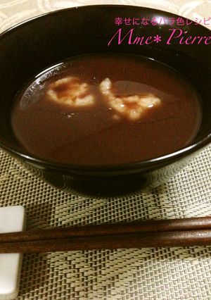 小麦粉団子のカンタン汁粉-レシピのメイン写真