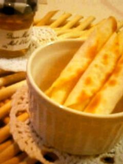 餃子の皮で☆くるくるシガレット♪-レシピのメイン写真