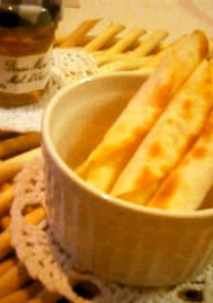 餃子の皮で☆くるくるシガレット♪-レシピのメイン写真