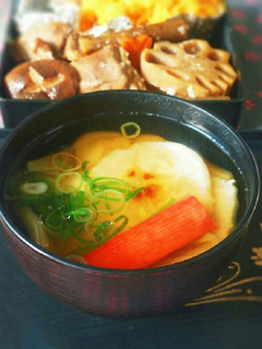 かにかまと白菜のお雑煮-レシピのメイン写真