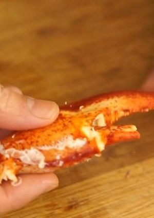 オマール海老の爪の身の外し方-レシピのメイン写真