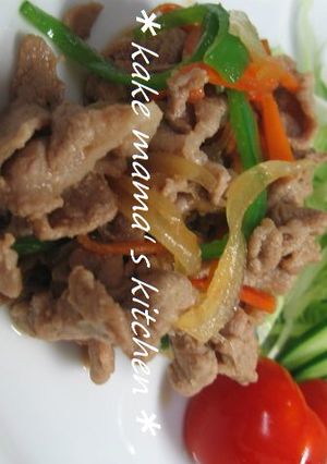 豚小間♡野菜生姜焼き-レシピのメイン写真