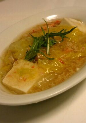 豆腐の蟹缶あんかけ♡-レシピのメイン写真