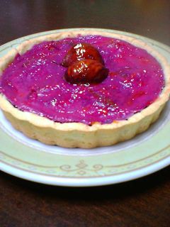 栗の渋皮煮と紫芋のスイートポテトタルト-レシピのメイン写真