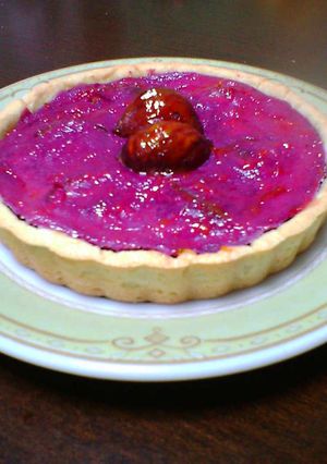 栗の渋皮煮と紫芋のスイートポテトタルト-レシピのメイン写真