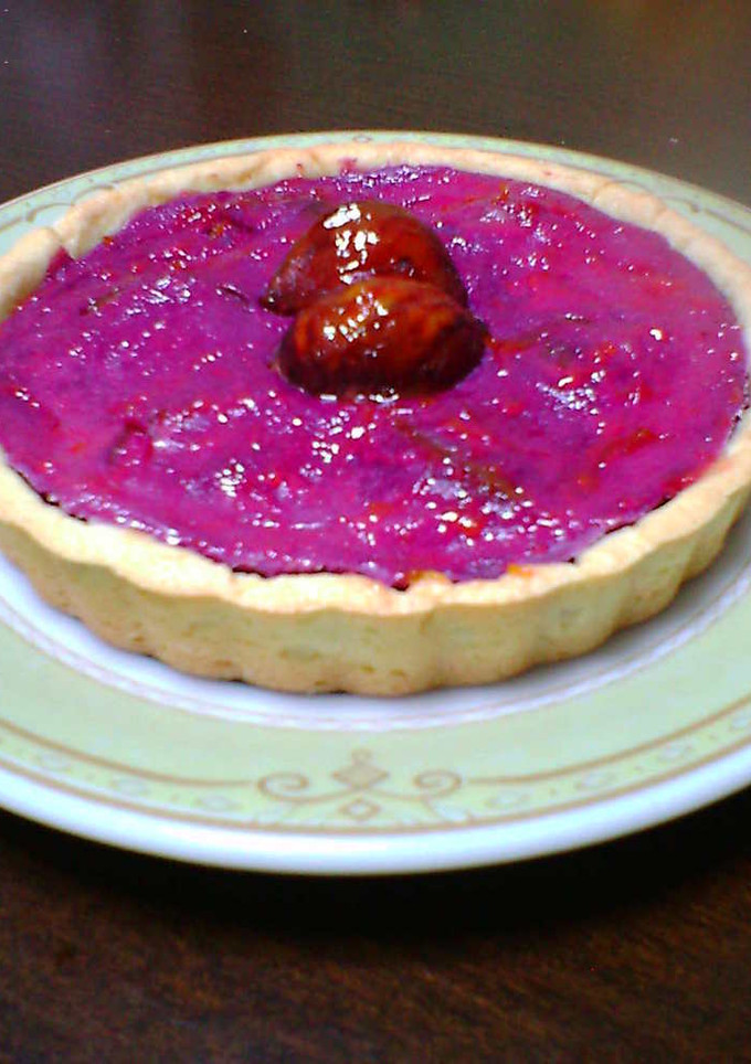 栗の渋皮煮と紫芋のスイートポテトタルト-レシピのメイン写真