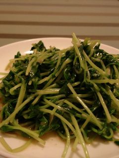 豆苗シンプル炒め-レシピのメイン写真