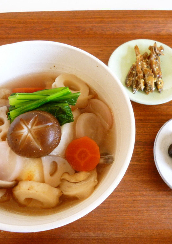家にあるものでお雑煮（おすまし風）-レシピのメイン写真