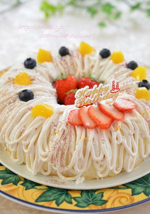 ふんわり♡優しい♪マロンムースケーキ✿-レシピのメイン写真