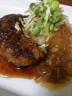 めちゃうま!!和風ハンバーグ-レシピのメイン写真