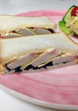 おせちの材料で♪かまぼこサンド-レシピのメイン写真