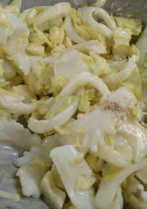 簡単!セロリとイカのカラシマヨサラダ-レシピのメイン写真