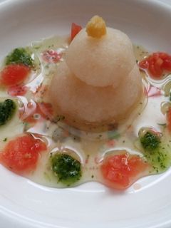 離乳食☆大根おろしの鏡餅風-レシピのメイン写真
