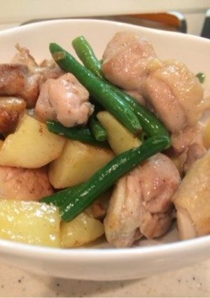 ★簡単★鳥モモ肉ニンニクバター炒め！-レシピのメイン写真
