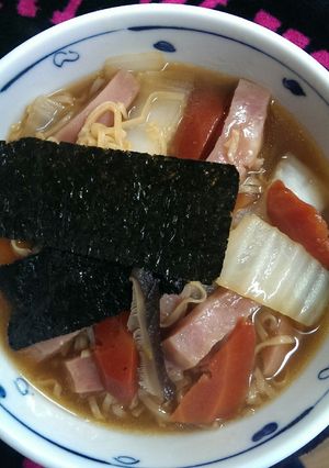 おせちリメイク♪チキンラーメンとコラボ-レシピのメイン写真