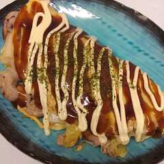 รูปของ 簡単クレープ風お好み焼き　キャベツ消費に