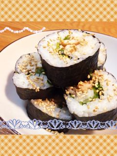 照り焼きチキン入り、のり巻き-レシピのメイン写真