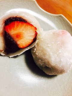 レンジで簡単☆イチゴ大福-レシピのメイン写真