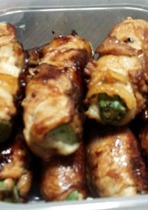 オクラの肉巻き-レシピのメイン写真