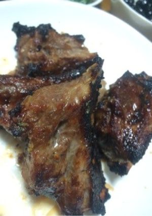 グリルで簡単スペアリブ 焼肉のたれで-レシピのメイン写真