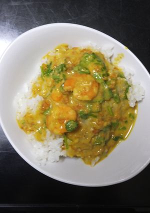 ココナッツミルクのインド風エビカレー-レシピのメイン写真