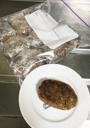 野菜たっぷりふわふわハンバーグ-レシピのメイン写真
