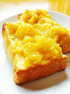 栗きんとん酒粕トースト-レシピのメイン写真