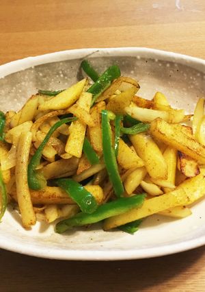 スパイシー！じゃがいものカレー炒め-レシピのメイン写真