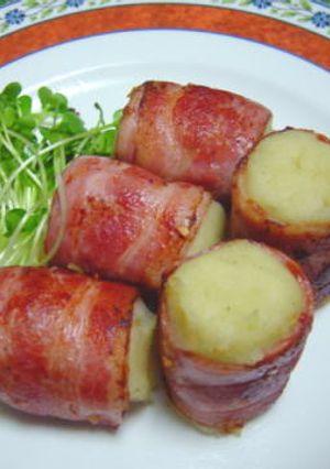 マッシュポテトのベーコン包み焼き-レシピのメイン写真