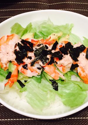 海老とアボカドの明太マヨ丼-レシピのメイン写真