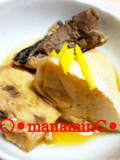 ブリのあら*さっぱり酢煮-レシピのメイン写真