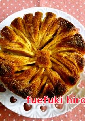 混ぜて焼くだけ簡単！りんごのケーキ-レシピのメイン写真