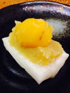 おせちアレンジ♥️栗きんとんバターもち-レシピのメイン写真
