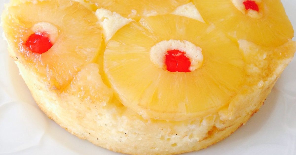 パイナップルのアップサイドダウンケーキ by kayoty 【クックパッド