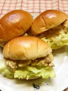 唐揚げリメイク チキンサンド-レシピのメイン写真