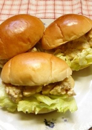 唐揚げリメイク　チキンサンド-レシピのメイン写真