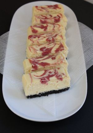 簡単可愛い♡マーブル模様チーズケーキ-レシピのメイン写真