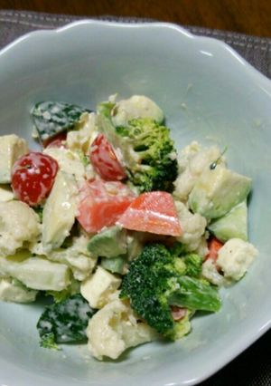 ゴロゴロ野菜サラダ-レシピのメイン写真