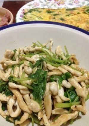 鶏三つ葉炒め-レシピのメイン写真