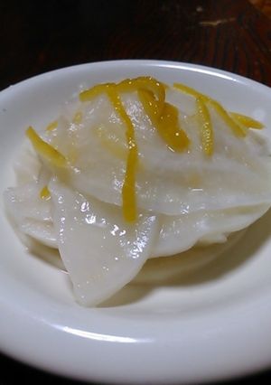 かぶの柚子風味甘酢漬け-レシピのメイン写真