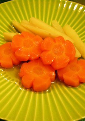飾り切りキャロットグラッセ♪-レシピのメイン写真