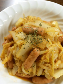 白菜のケチャップ炒め-レシピのメイン写真