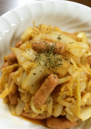白菜のケチャップ炒め-レシピのメイン写真