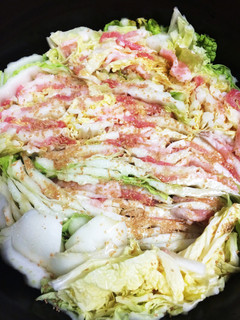 ストウブで白菜と豚肉の鍋-レシピのメイン写真