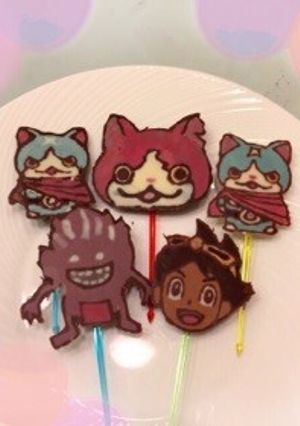 妖怪ウォッチ☆チョコプレート♡-レシピのメイン写真